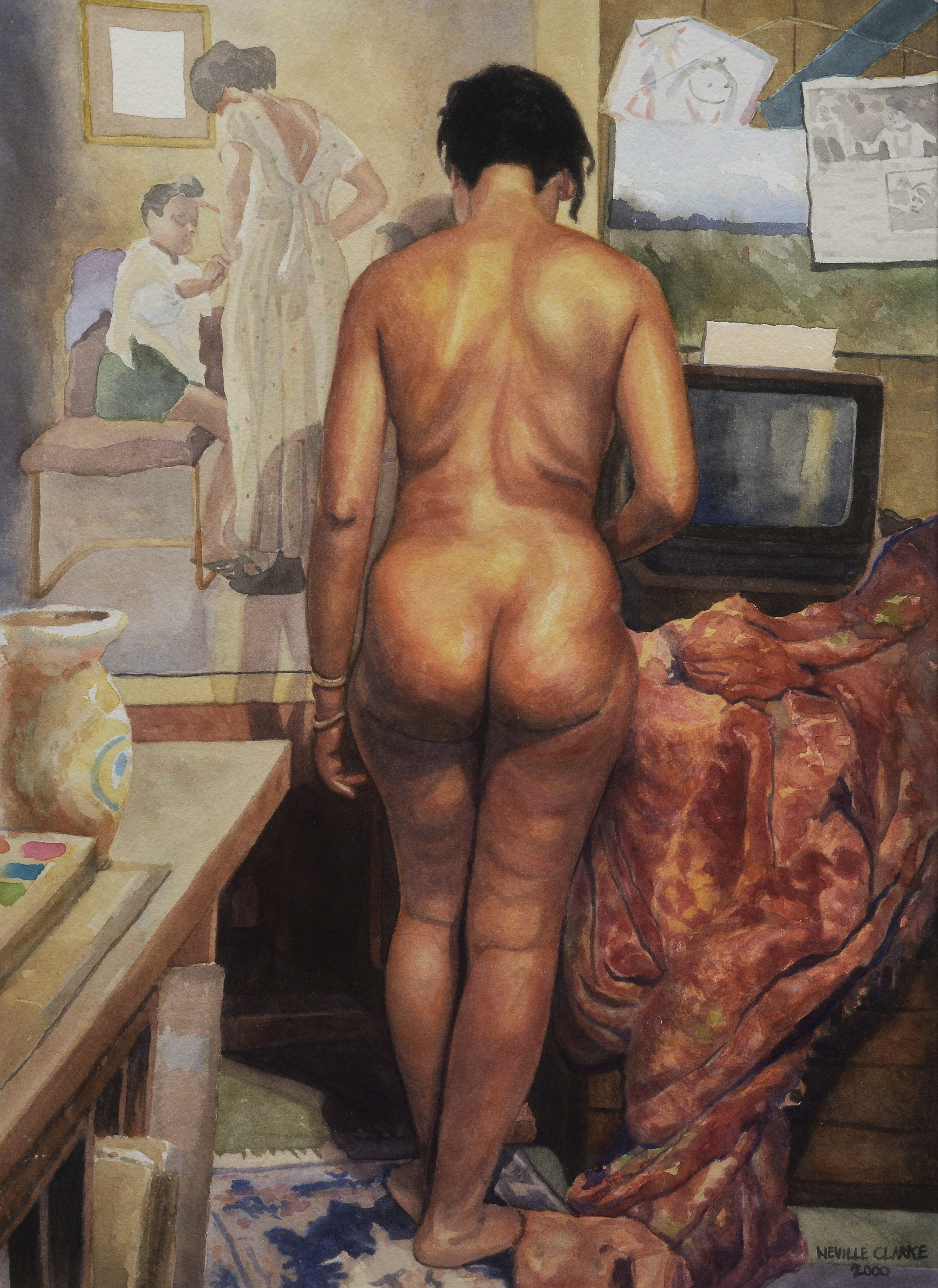 In My Studio, aquarelle Image